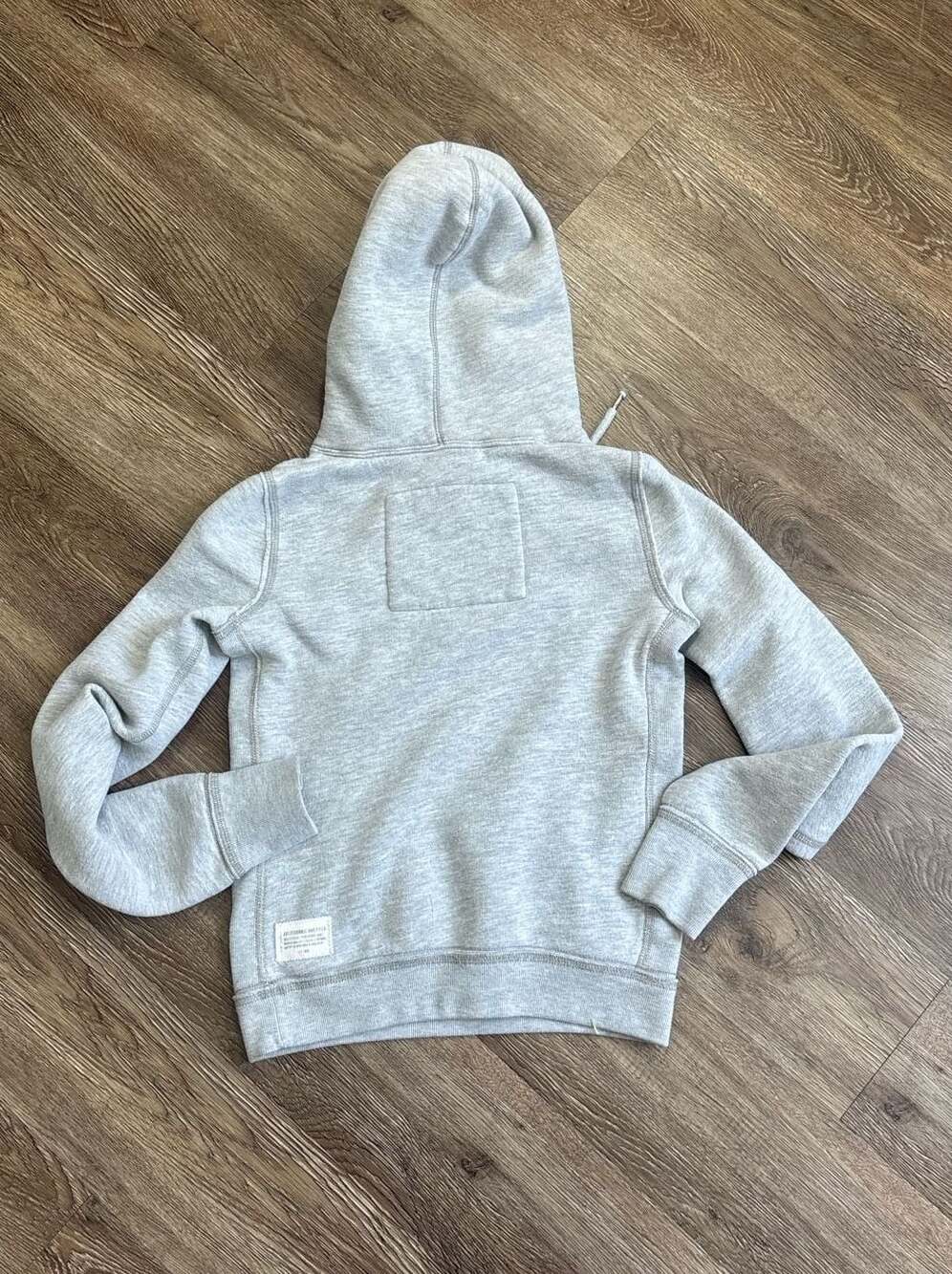 Abercrombie & Fitch Women's Heather Grey Y2K Logo Hoodie Size S - Picture 6 of 6